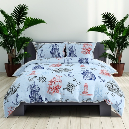 POŚCIEL 100% BAWEŁNA MORSKIE OPOWIEŚCI POLSKI KOMPLET POŚCIELI