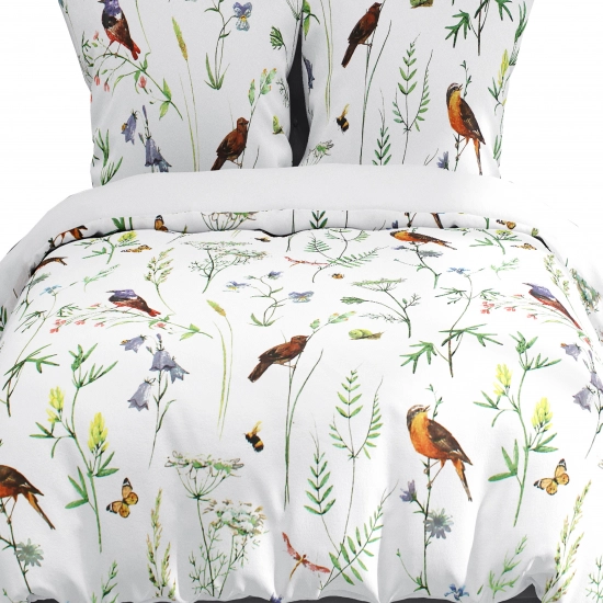 POŚCIEL 100% BAWEŁNA PTASI ŚPIEW POLSKI KOMPLET POŚCIELI