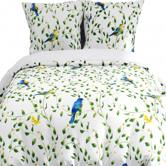 POŚCIEL 100% BAWEŁNA LIŚCIASTE PNĄCZA  POLSKI KOMPLET POŚCIELI