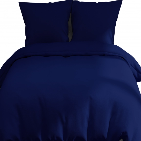 POŚCIEL 100% BAWEŁNA GRANATOWA GŁĘBIA POLSKI KOMPLET POŚCIELI