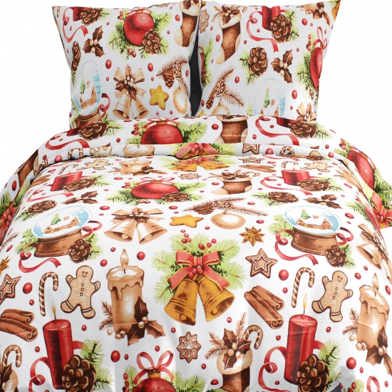 POŚCIEL 100% BAWEŁNA BOŻONARODZENIOWY SEN POLSKI KOMPLET POŚCIELI