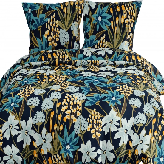 POŚCIEL 100% BAWEŁNA KWIATOWY SEKRET POLSKI KOMPLET POŚCIELI