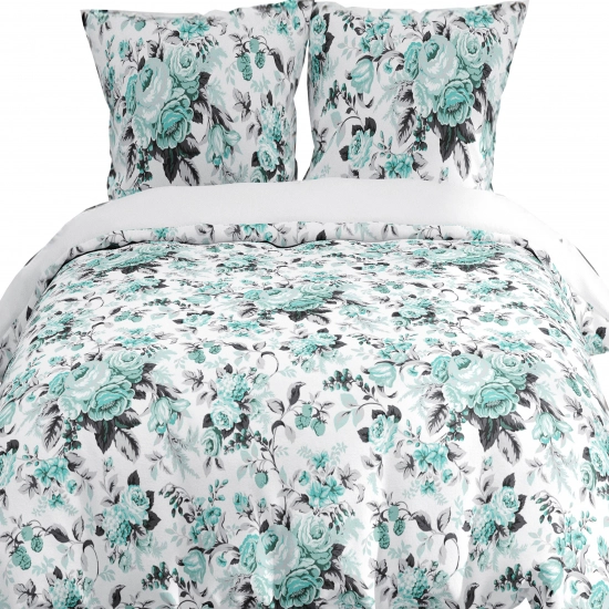 POŚCIEL 100% BAWEŁNA MIĘTOWA RÓŻA  POLSKI KOMPLET POŚCIELI