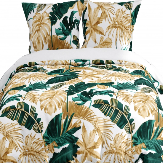 POŚCIEL 100% BAWEŁNA ZŁOTA DŻUNGLA POLSKI KOMPLET POŚCIELI