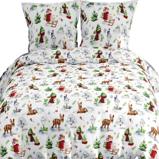 ŚWIĄTECZNA POŚCIEL POLSKA 100% BAWEŁNA KOMPLET POSZEWKI POSZWA