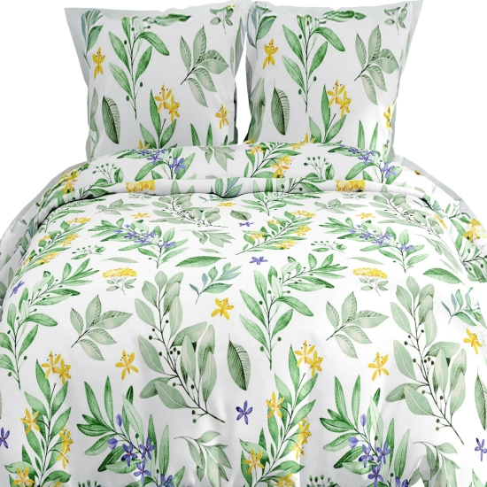 POŚCIEL 100% BAWEŁNA WIOSENNY GAJ POLSKI KOMPLET POŚCIELI