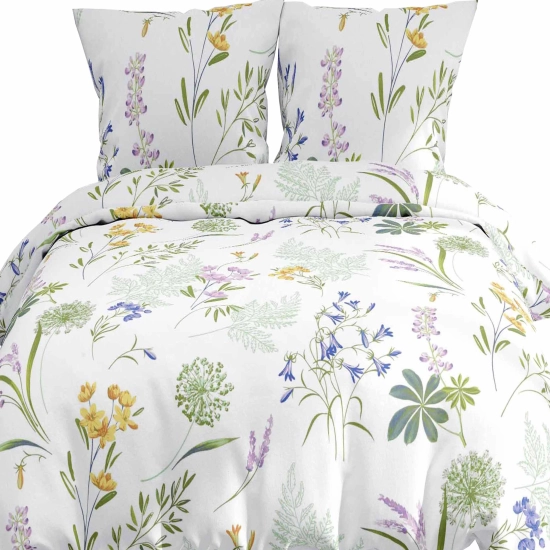POŚCIEL 100% BAWEŁNA POLNE ZIOŁA POLSKI KOMPLET POŚCIELI