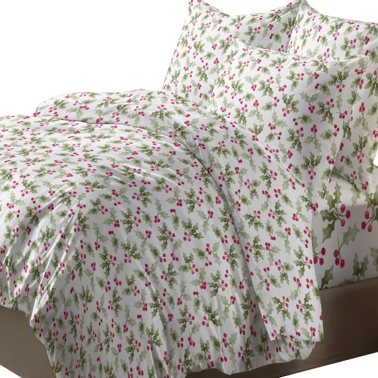 ŚWIATECZNA POŚCIEL POLSKA 100% BAWEŁNA PREMIUM JEMIOŁOWY SEN 200x200