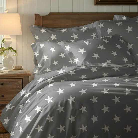 POŚCIEL 100% BAWEŁNA GWIEZDNA NOC POLSKI KOMPLET POŚCIELI