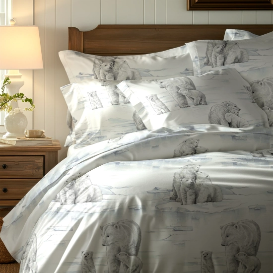 luksusowa pościel bożonarodzeniowa z autorskim wzorem