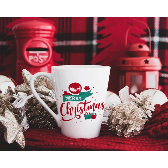 ŚWIĄTECZNY KUBEK LATTE 330ml PREZENT NA ŚWIĘTA