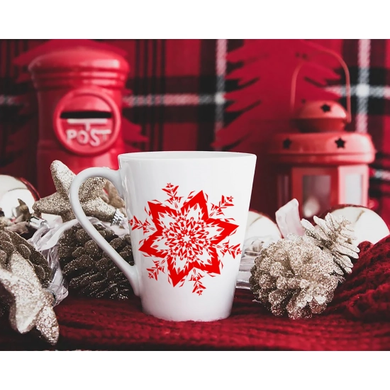 ŚWIĄTECZNY KUBEK LATTE 330ml PREZENT NA ŚWIĘTA