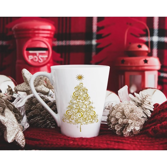 ŚWIĄTECZNY KUBEK LATTE 330ml PREZENT NA ŚWIĘTA