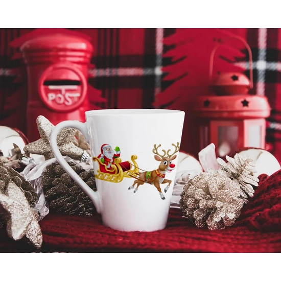 ŚWIĄTECZNY KUBEK LATTE 330ml PREZENT NA ŚWIĘTA