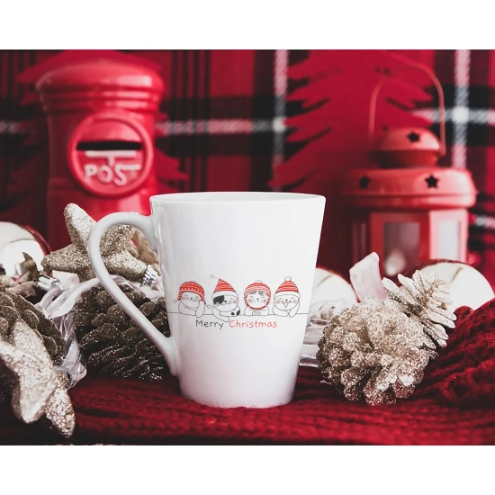 ŚWIĄTECZNY KUBEK LATTE 330ml PREZENT NA ŚWIĘTA