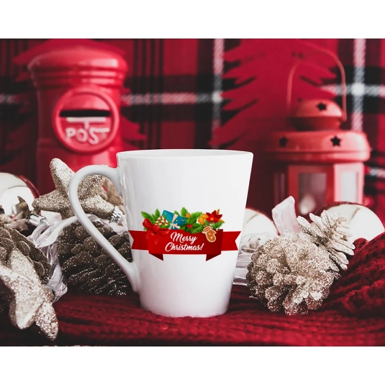 ŚWIĄTECZNY KUBEK LATTE 330ml PREZENT NA ŚWIĘTA