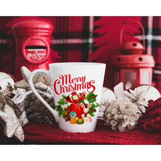 ŚWIĄTECZNY KUBEK LATTE 330ml PREZENT NA ŚWIĘTA