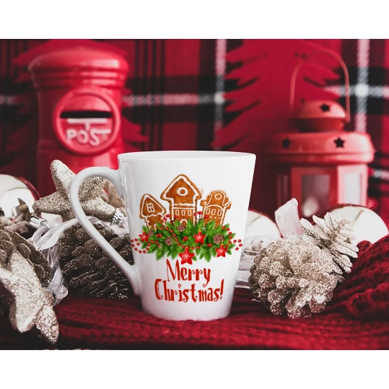 ŚWIĄTECZNY KUBEK LATTE 330ml PREZENT NA ŚWIĘTA