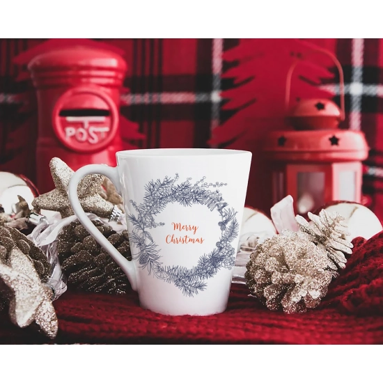 ŚWIĄTECZNY KUBEK LATTE 330ml PREZENT NA ŚWIĘTA