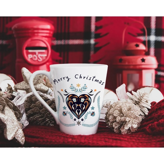 ŚWIĄTECZNY KUBEK LATTE 330ml PREZENT NA ŚWIĘTA