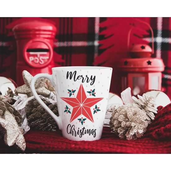 ŚWIĄTECZNY KUBEK LATTE 330ml PREZENT NA ŚWIĘTA