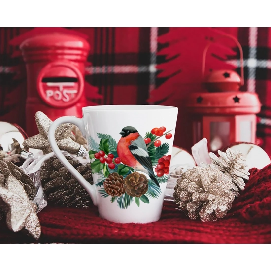 ŚWIĄTECZNY KUBEK LATTE 330ml PREZENT NA ŚWIĘTA