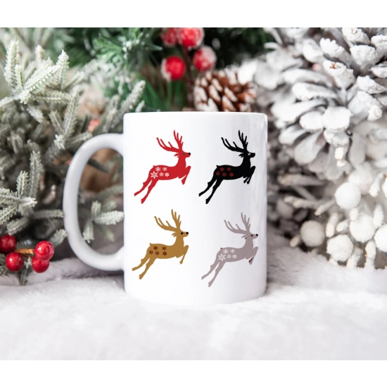 SUPER ŚWIĄTECZNY KUBEK PREZENT 330ml RENIFER