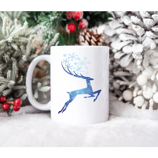 SUPER ŚWIĄTECZNY KUBEK PREZENT 330ml RENIFER