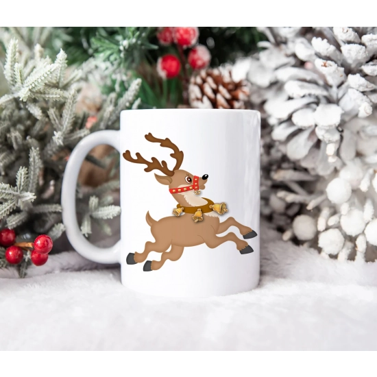 SUPER ŚWIĄTECZNY KUBEK PREZENT 330ml RENIFER