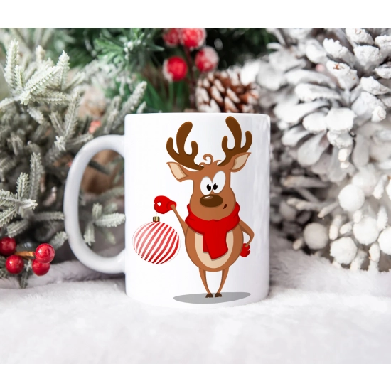 ŚWIĄTECZNY KUBEK 330ml PREZENT ŚWIĘTA POD CHOINKĘ