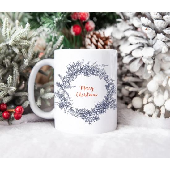 ŚWIĄTECZNY KUBEK 330ml PREZENT ŚWIĘTA POD CHOINKĘ