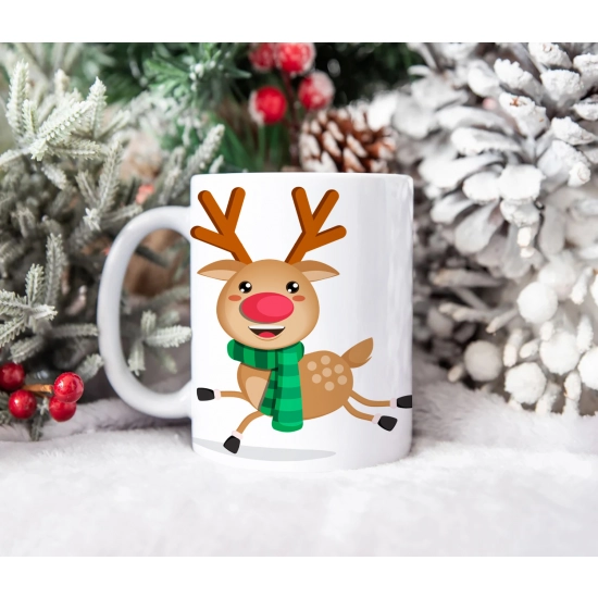 ŚWIĄTECZNY KUBEK 330ml PREZENT ŚWIĘTA POD CHOINKĘ