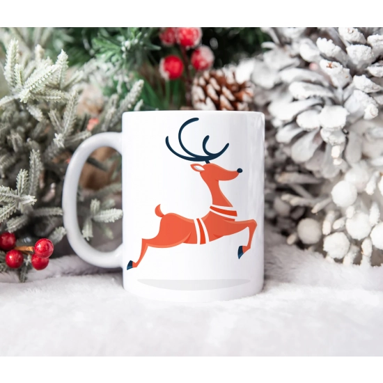 ŚWIĄTECZNY KUBEK 330ml PREZENT ŚWIĘTA POD CHOINKĘ