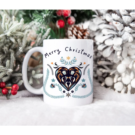 ŚWIĄTECZNY KUBEK 330ml PREZENT ŚWIĘTA POD CHOINKĘ