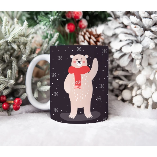 ŚWIĄTECZNY KUBEK 330ml PREZENT ŚWIĘTA POD CHOINKĘ