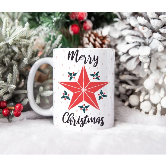 ŚWIĄTECZNY KUBEK 330ml PREZENT ŚWIĘTA POD CHOINKĘ