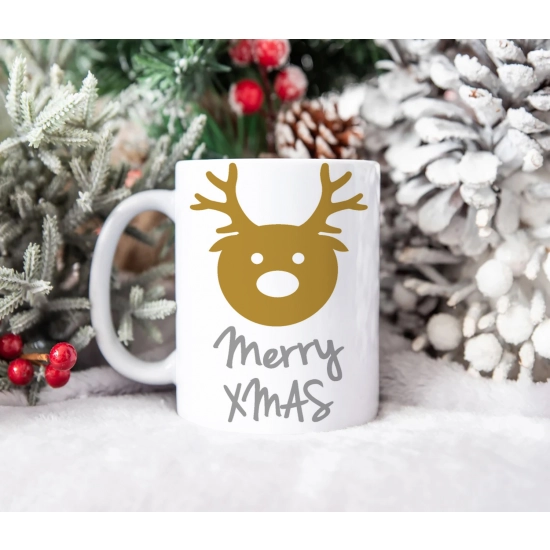 ŚWIĄTECZNY KUBEK 330ml PREZENT ŚWIĘTA POD CHOINKĘ