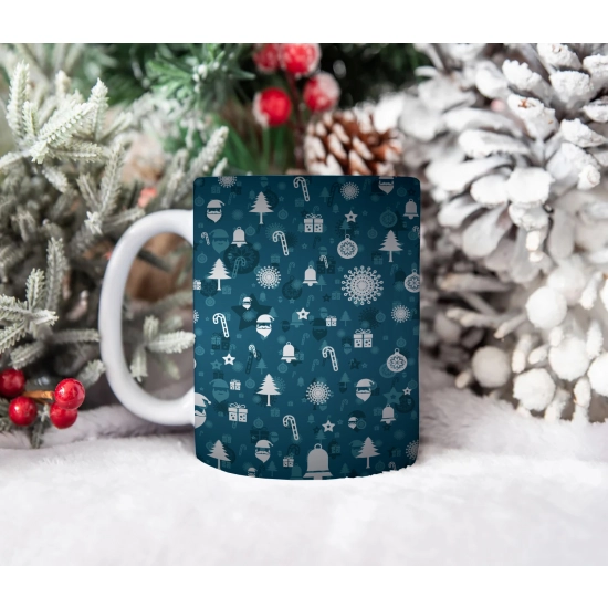 ŚWIĄTECZNY KUBEK 330ml PREZENT ŚWIĘTA POD CHOINKĘ