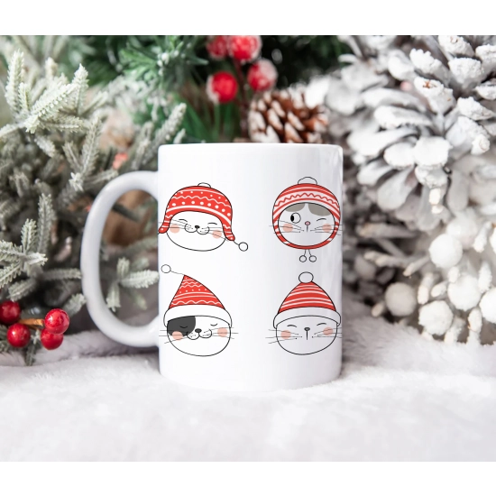 ŚWIĄTECZNY KUBEK 330ml PREZENT ŚWIĘTA POD CHOINKĘ