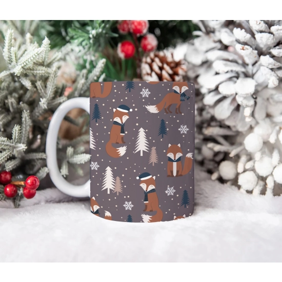 ŚWIĄTECZNY KUBEK 330ml PREZENT ŚWIĘTA POD CHOINKĘ