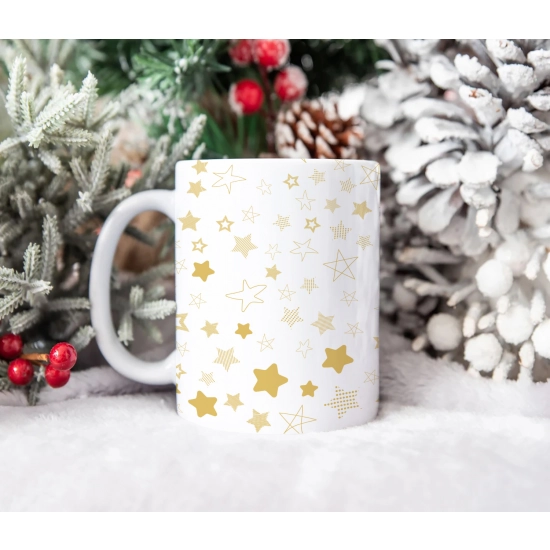 ŚWIĄTECZNY KUBEK 330ml PREZENT ŚWIĘTA POD CHOINKĘ