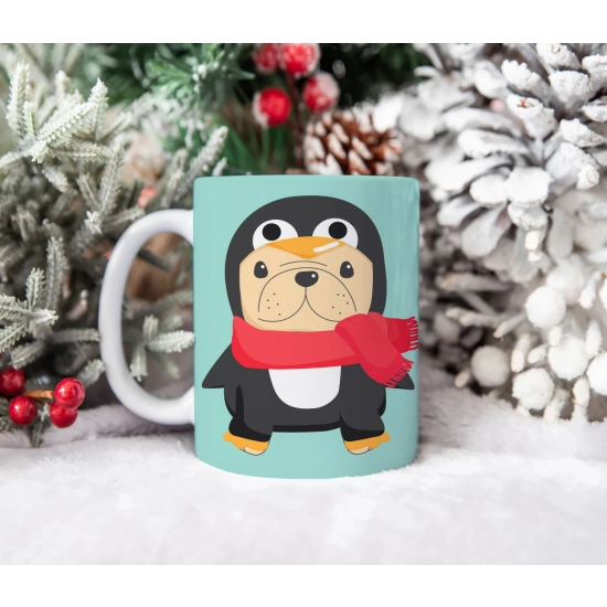 ŚWIĄTECZNY KUBEK 330ml PREZENT ŚWIĘTA POD CHOINKĘ