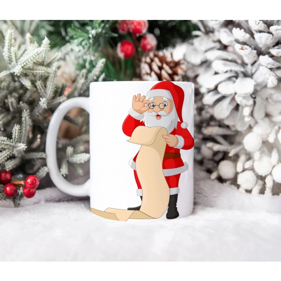 ŚWIĄTECZNY KUBEK 330ml PREZENT ŚWIĘTA POD CHOINKĘ