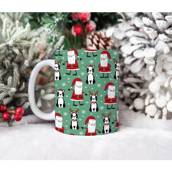 ŚWIĄTECZNY KUBEK 330ml PREZENT ŚWIĘTA POD CHOINKĘ