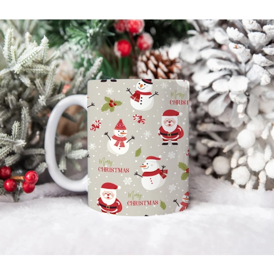 ŚWIĄTECZNY KUBEK 330ml PREZENT ŚWIĘTA POD CHOINKĘ