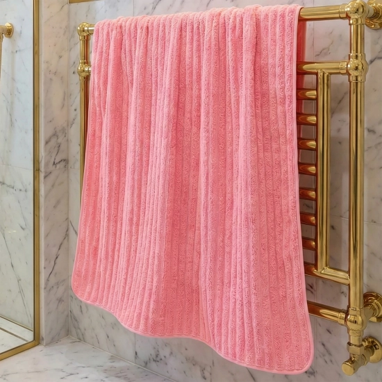 LUKSUSOWY KOMPLET 6 RĘCZNIKÓW KĄPIELOWYCH 50x100 MIKROFIBRA CHŁONNE