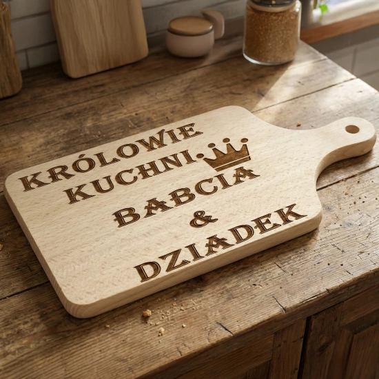PREZENT DZIEŃ DZIADKA DREWNIANA DESKA DO KROJENIA DZIADEK GRAWER UPOMINEK