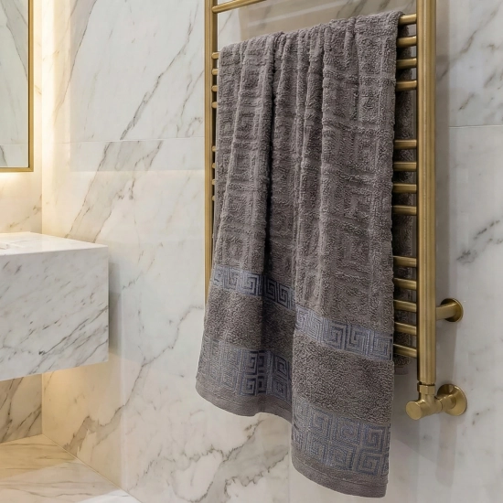 LUKSUSOWY KOMPLET 6 RĘCZNIKÓW KĄPIELOWYCH 70x140 BAWEŁNA FROTTE CHŁONNE