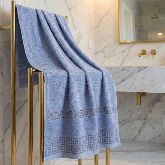 LUKSUSOWY KOMPLET 6 RĘCZNIKÓW KĄPIELOWYCH 70x140 BAWEŁNA FROTTE CHŁONNE
