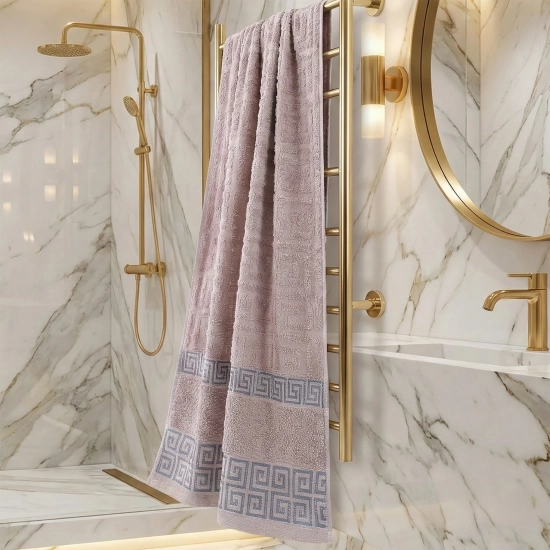 LUKSUSOWY KOMPLET 6 RĘCZNIKÓW KĄPIELOWYCH 70x140 BAWEŁNA FROTTE CHŁONNE